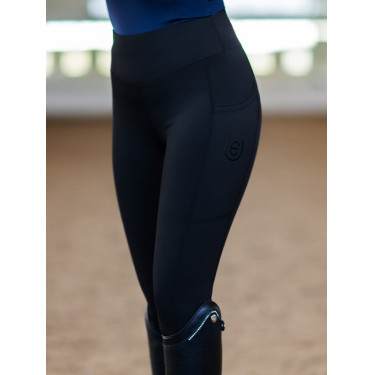 Reitleggings Equestrian Stockholm Movement Damen Ganz schwarz
