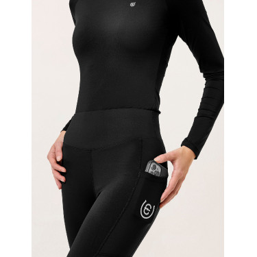 Reitleggings Equestrian Stockholm Movement Damen Schwarz Edition