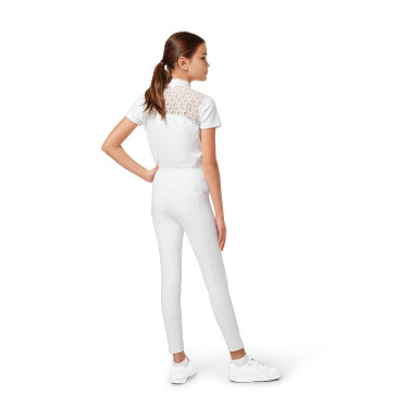 Reitleggings Equestrian Stockholm Movement Young Rider Weiß Wei&amp;szlig;
