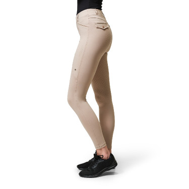 Reitleggings Equestrian Stockholm Premium Damen Beige