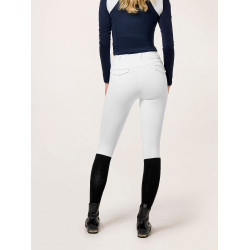 Reitleggings Equestrian Stockholm Premium Damen Weiß Wei&amp;szlig;