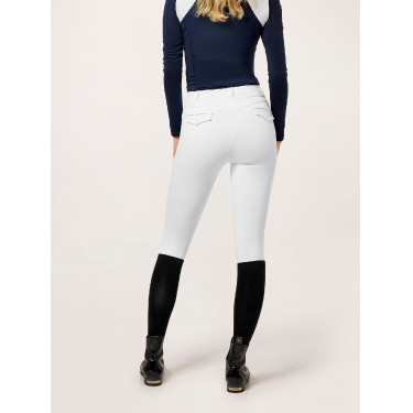 Reitleggings Equestrian Stockholm Premium Damen Weiß Wei&amp;szlig;