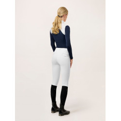 Reitleggings Equestrian Stockholm Premium Damen Weiß Wei&amp;szlig;