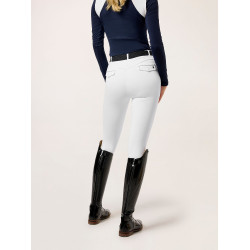 Reitleggings Equestrian Stockholm Premium Damen Weiß Wei&amp;szlig;