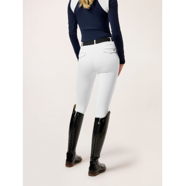 Reitleggings Equestrian Stockholm Premium Damen Weiß Wei&amp;szlig;
