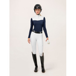Reitleggings Equestrian Stockholm Premium Damen Weiß Wei&amp;szlig;
