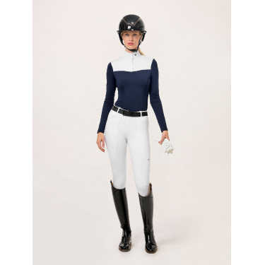 Reitleggings Equestrian Stockholm Premium Damen Weiß Wei&amp;szlig;
