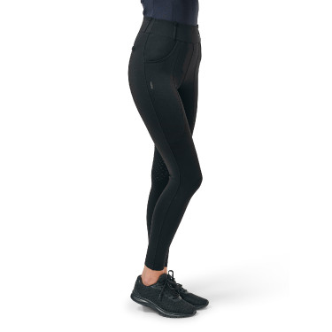 Reitleggings Equestrian Stockholm Supreme Damen Ganz schwarz