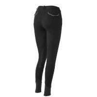 Reithose Equithème Pro Anthrazit / Weiß Grau