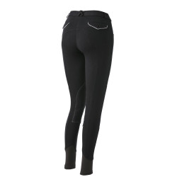 Reithose Equithème Pro Anthrazit / Weiß Grau