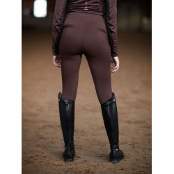 Reitleggings Equestrian Stockholm Supreme Damen Endloser Glanz Braun