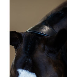 Equestrian Stockholm Anatomic-Lederhalfter mit Glitzer Schwarze Edition Equestrian Stockholm Anatomic-Lederhalfter mit Glitzer Schwarze Edition