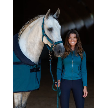 Halfter und Führstrick Equestrian Stockholm Auroreblau Halfter und Führstrick Equestrian Stockholm Auroreblau
