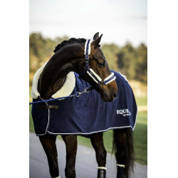 Halfter und Führstrick Equestrian Stockholm mit Fell Marine Marineblau