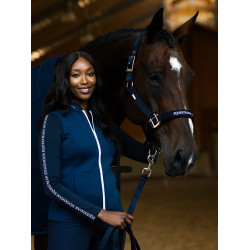 Halfter und Führstrick Equestrian Stockholm flach Marine moderne Tech Halfter und Führstrick Equestrian Stockholm flach Marine moderne Tech