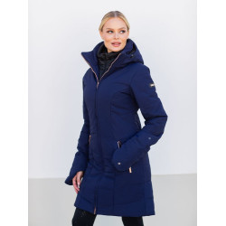 Langer Wintermantel Equestrian Stockholm Denali Damen Lagunenrosa