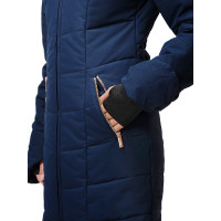 Langer Wintermantel Equestrian Stockholm Denali Damen Modernes Mokka Braun
