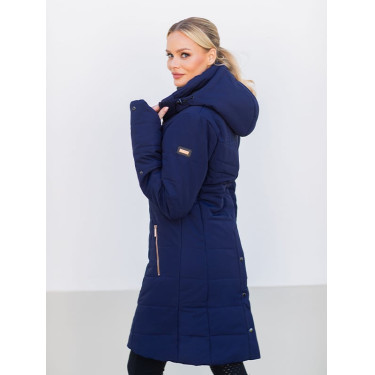 Langer Wintermantel Equestrian Stockholm Denali Damen Lagunenrosa