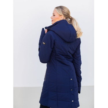 Langer Wintermantel Equestrian Stockholm Denali Damen Lagunenrosa