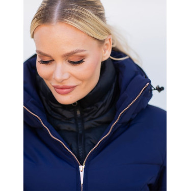 Langer Wintermantel Equestrian Stockholm Denali Damen Lagunenrosa