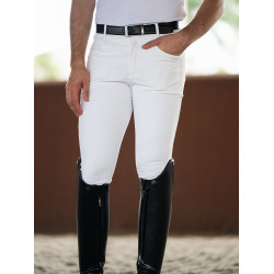 Reithose Equestrian Stockholm Active Herren Weiß Wei&amp;szlig;