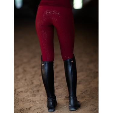 Reithose Equestrian Stockholm Elite Damen Bordeaux