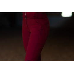 Reithose Equestrian Stockholm Elite Damen Bordeaux