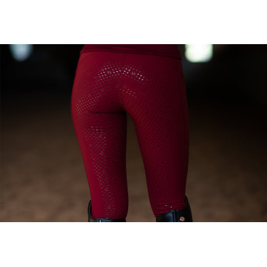 Reithose Equestrian Stockholm Elite Damen Bordeaux