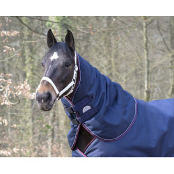 Halsabdeckung Equithème Tyrex 1200 D 0g Marine / Bordeaux Blau Halsabdeckung Equithème Tyrex 1200 D 0g Marine / Bordeaux Blau