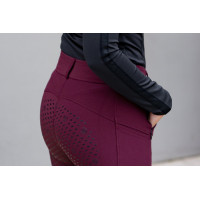 Reithose Equestrian Stockholm Elite Damen Merlot Rot