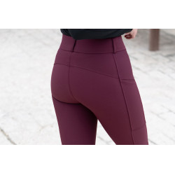 Reithose Equestrian Stockholm Elite Damen Merlot Rot