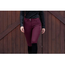 Reithose Equestrian Stockholm Elite Damen Merlot Rot