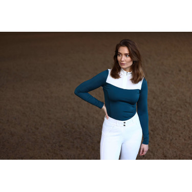 Reithose Equestrian Stockholm Elite Damen Weiße Perfektion