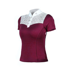 Turnierpolo Equestrian Stockholm Champion Damen Bordeaux Turnierpolo Equestrian Stockholm Champion Damen Bordeaux