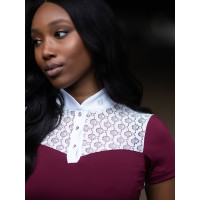 Turnierpolo Equestrian Stockholm Champion Damen Bordeaux Turnierpolo Equestrian Stockholm Champion Damen Bordeaux