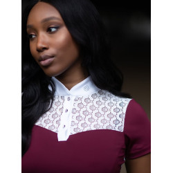 Turnierpolo Equestrian Stockholm Champion Damen Bordeaux Turnierpolo Equestrian Stockholm Champion Damen Bordeaux