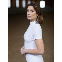 Turnierpolo Equestrian Stockholm Divine Motion Damen Kurzarm Sweden Weiß Weiß Turnierpolo Equestrian Stockholm Divine Motion Damen Kurzarm Sweden Weiß Weiß