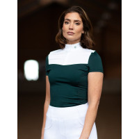 Turnierpolo Equestrian Stockholm Fine Line Damen kurzarm Dramatischer Montag Turnierpolo Equestrian Stockholm Fine Line Damen kurzarm Dramatischer Montag