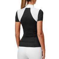 Turnierpolo Equestrian Stockholm Revenew Damen Kurzarm Schwarz Edition Turnierpolo Equestrian Stockholm Revenew Damen Kurzarm Schwarz Edition