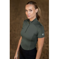 Damen Kurzarm-Poloshirt Illusion Equestrian Stockholm Anemone