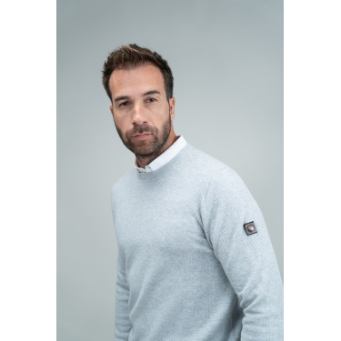 Harcour Paul Pullover Meliertes Grau Harcour Paul Pullover Meliertes Grau