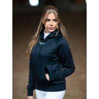Damen-Hoodie Equestrian Stockholm Ease Marine Marineblau