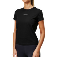 Damen-T-Shirt Equestrian Stockholm kurzärmelig Schwarz Damen-T-Shirt Equestrian Stockholm kurzärmelig Schwarz