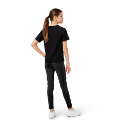 T-Shirt Equestrian Stockholm Kurzarm Young Rider Schwarz