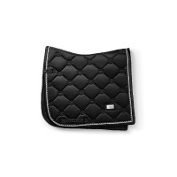 Dressur-Schabracke Equestrian Stockholm Ganz in Schwarz glänzend
