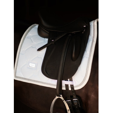 Dressur-Schabracke Equestrian Stockholm Funkelndes Weiß Wei&amp;szlig;