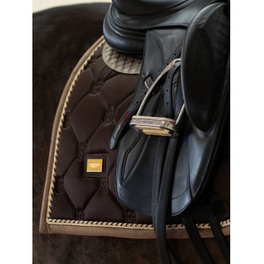 Dressur-Schabracke Equestrian Stockholm Goldbraun