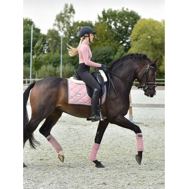 Dressur-Schabracke Equestrian Stockholm Rosa Perle