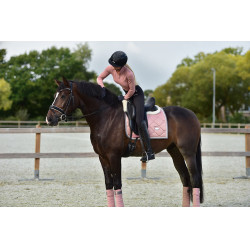 Dressur-Schabracke Equestrian Stockholm Rosa Perle