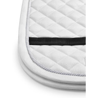 Dressurschabracke Equestrian Stockholm mit Bandagen Weiß Wei&amp;amp;amp;amp;amp;szlig;